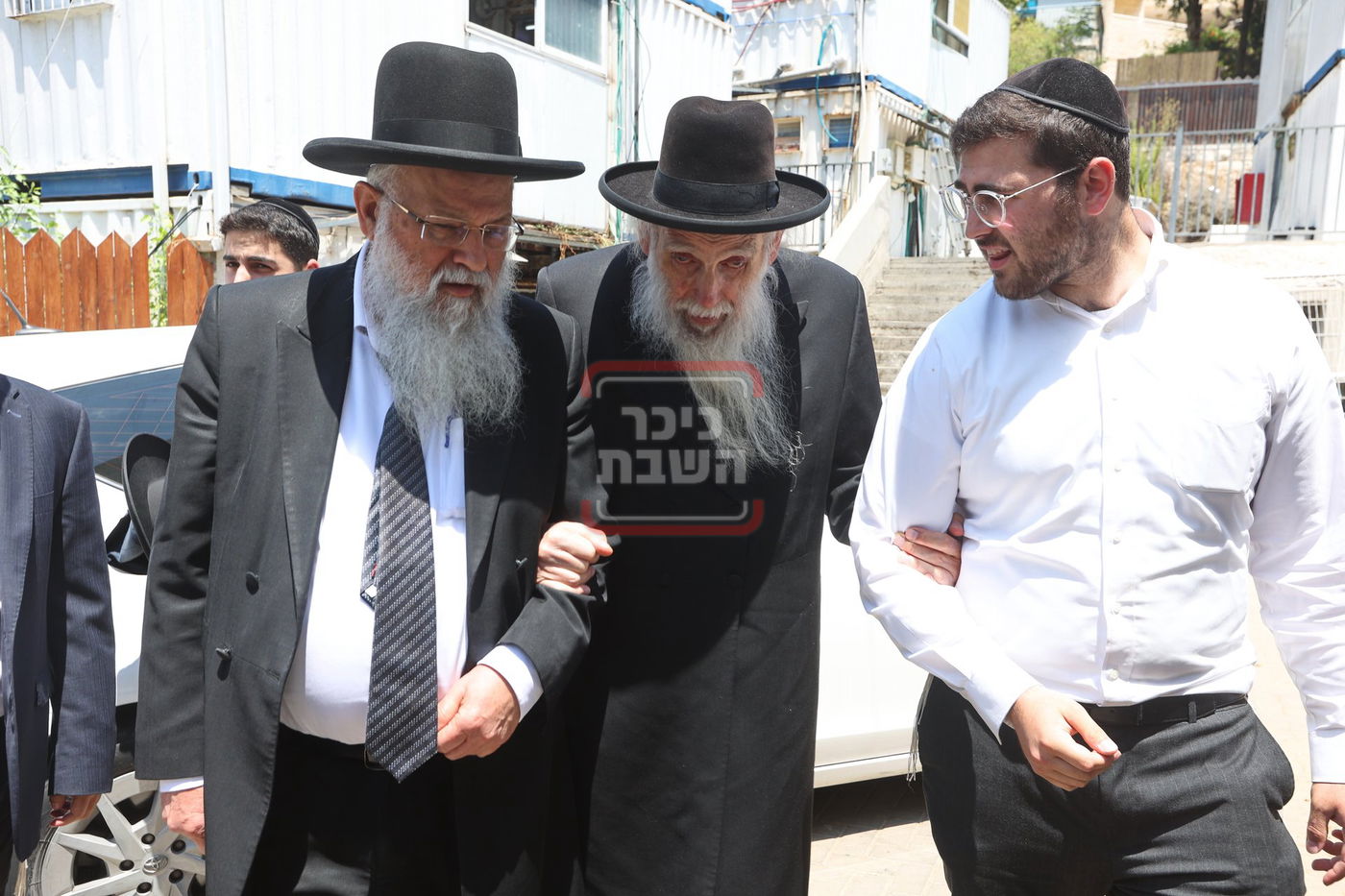 הגאון רבי אהרן פלדמן בשיחה בישיבת 'באר התורה' בבית שמש