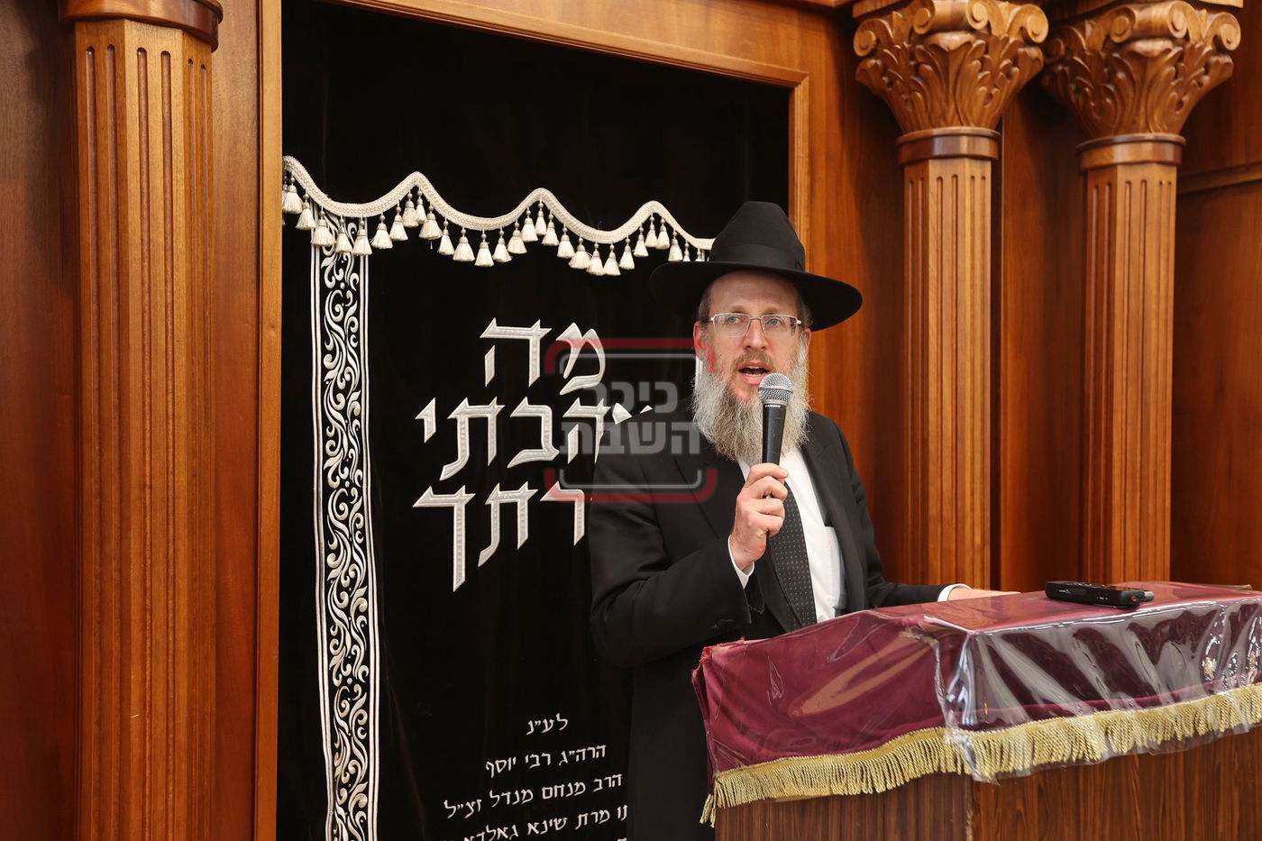 הגאון רבי אהרן פלדמן בשיחה בישיבת 'באר התורה' בבית שמש