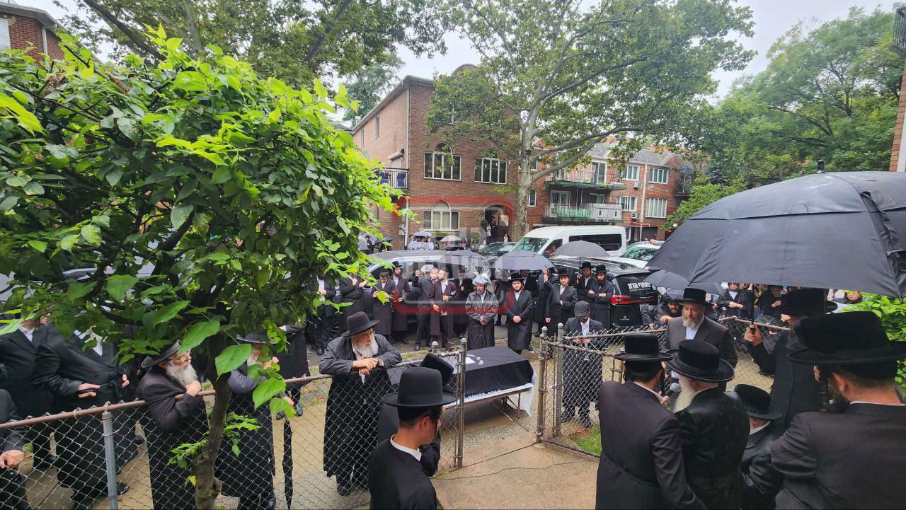 הלוויית הרבנית מליסקא ע"ה