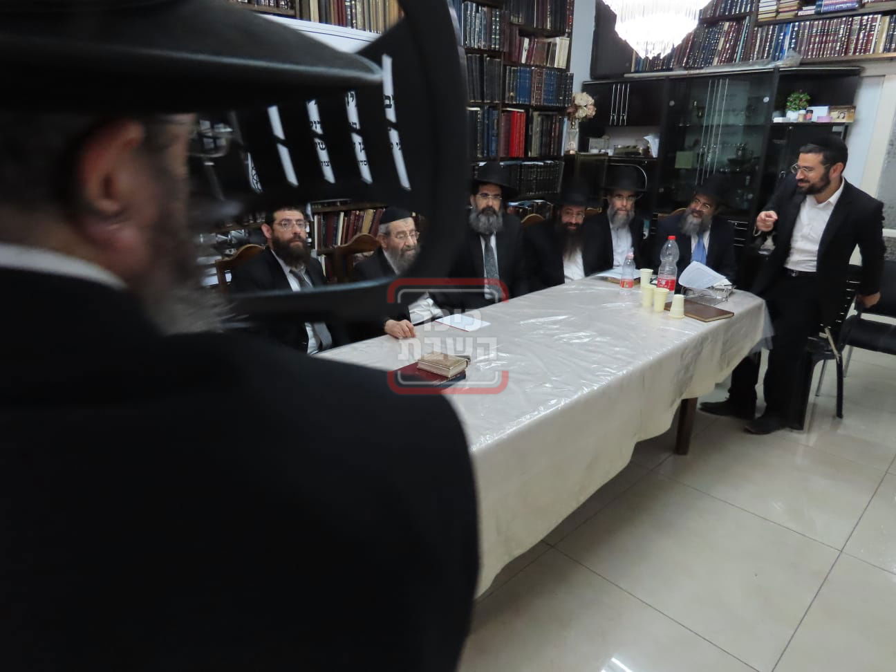 כנס יסוד ישיבת 'בית התלמוד' בבית הגר"מ בן שמעון