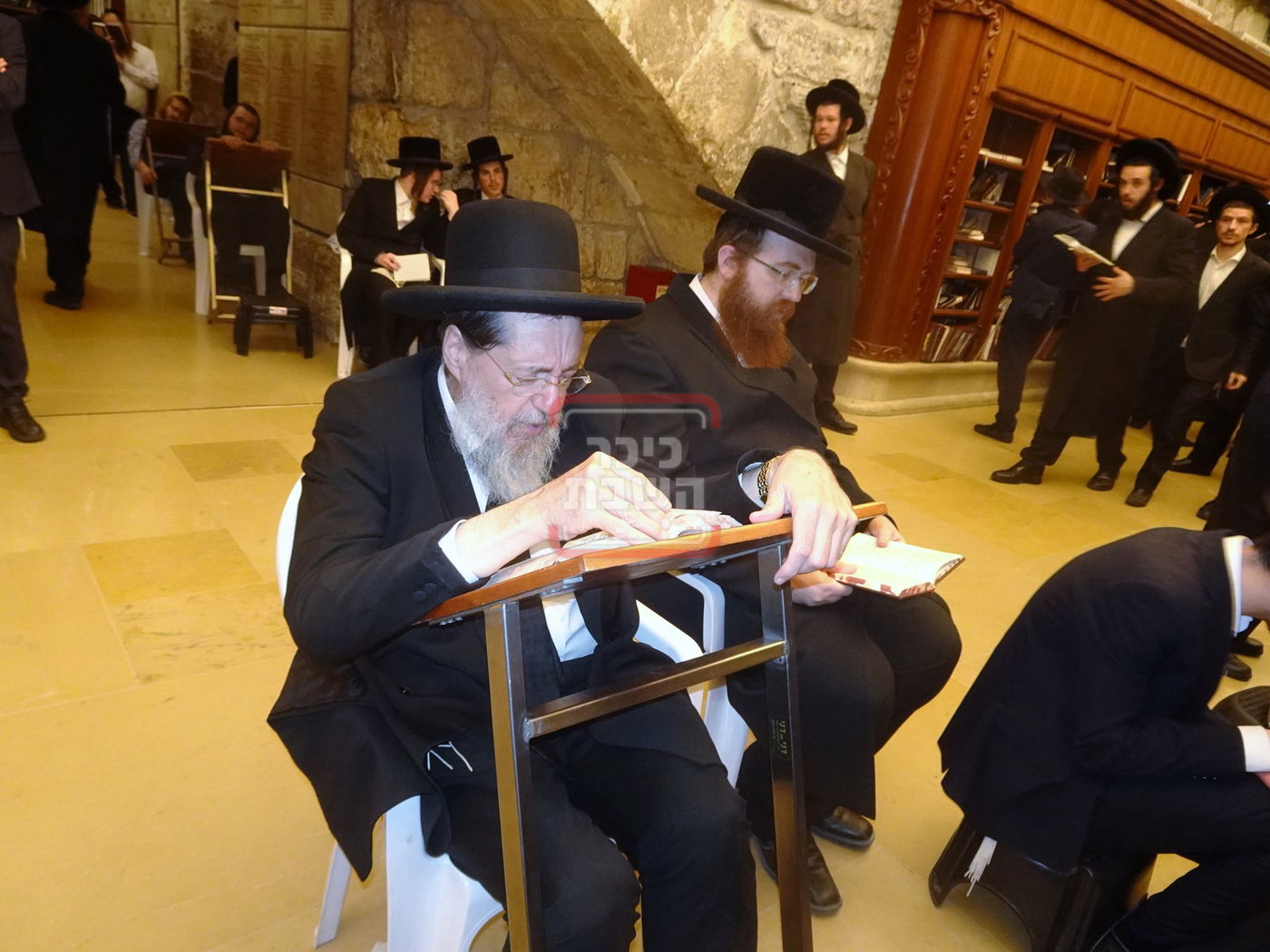 אדמורי"ם ורבנים בכותל המערבי