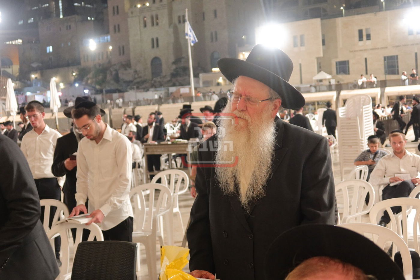 אדמורי"ם ורבנים בכותל המערבי
