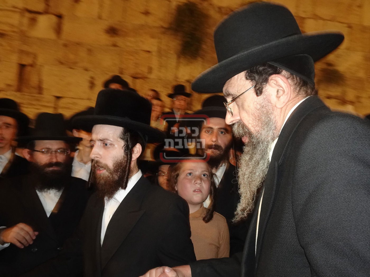 אדמורי"ם ורבנים בכותל המערבי