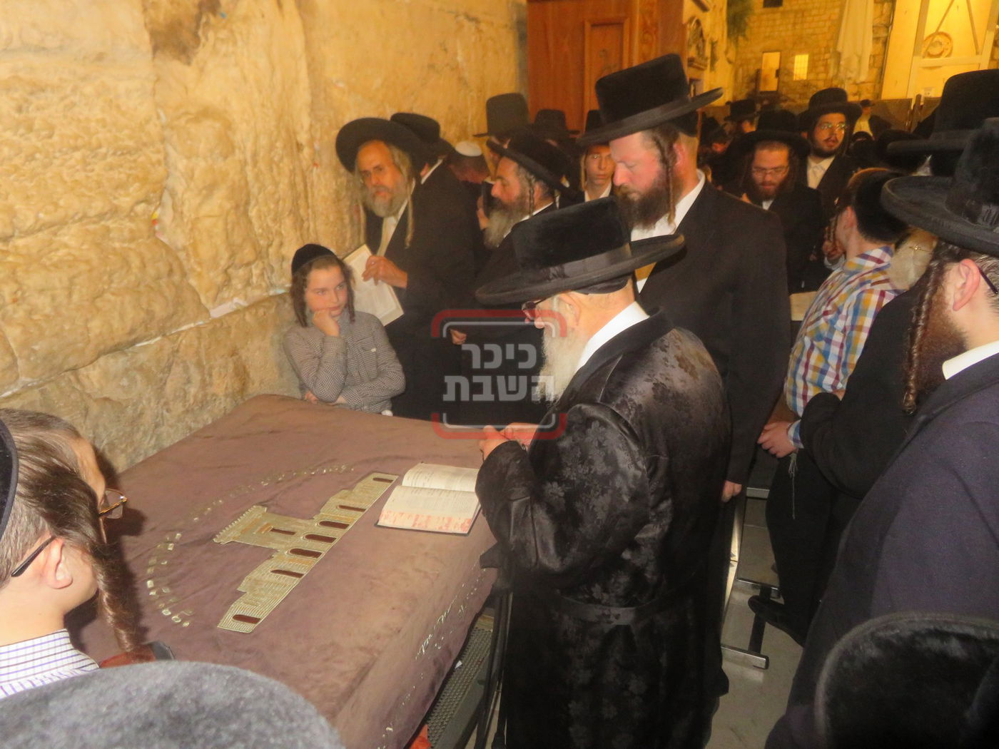 אדמורי"ם ורבנים בכותל המערבי