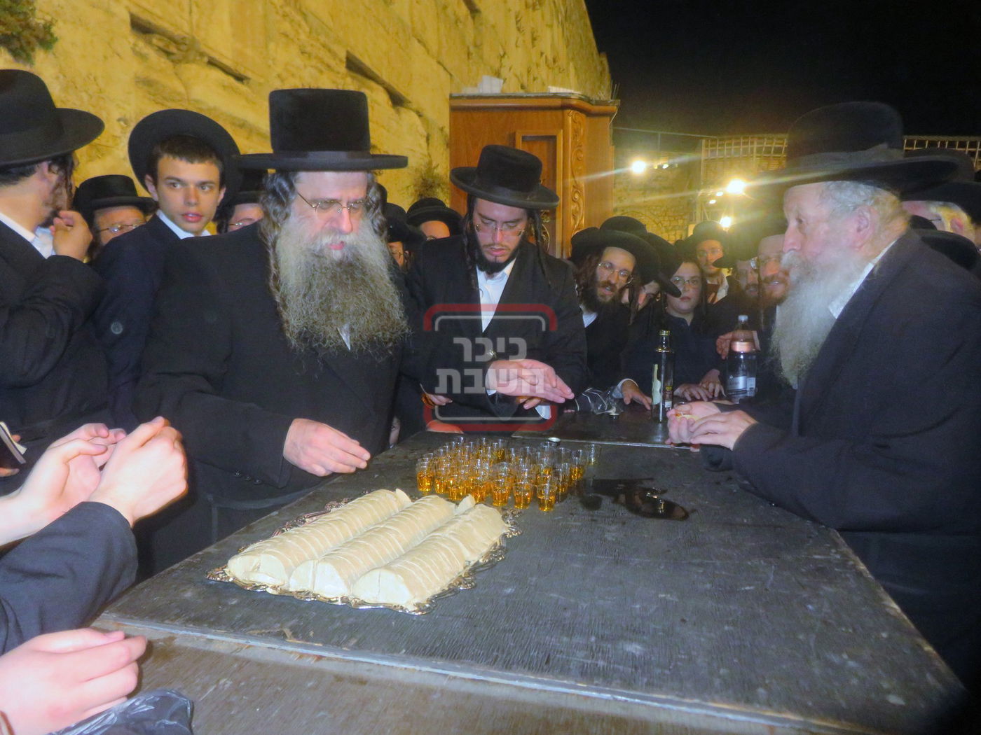 אדמורי"ם ורבנים בכותל המערבי