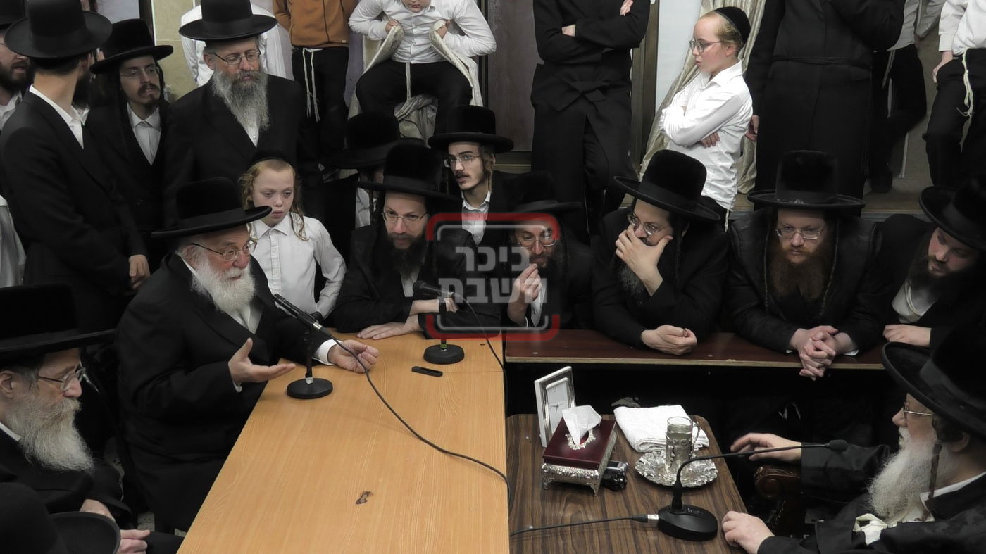 ניחום אבלים בחצה"ק מודז'יץ וקוזמיר 