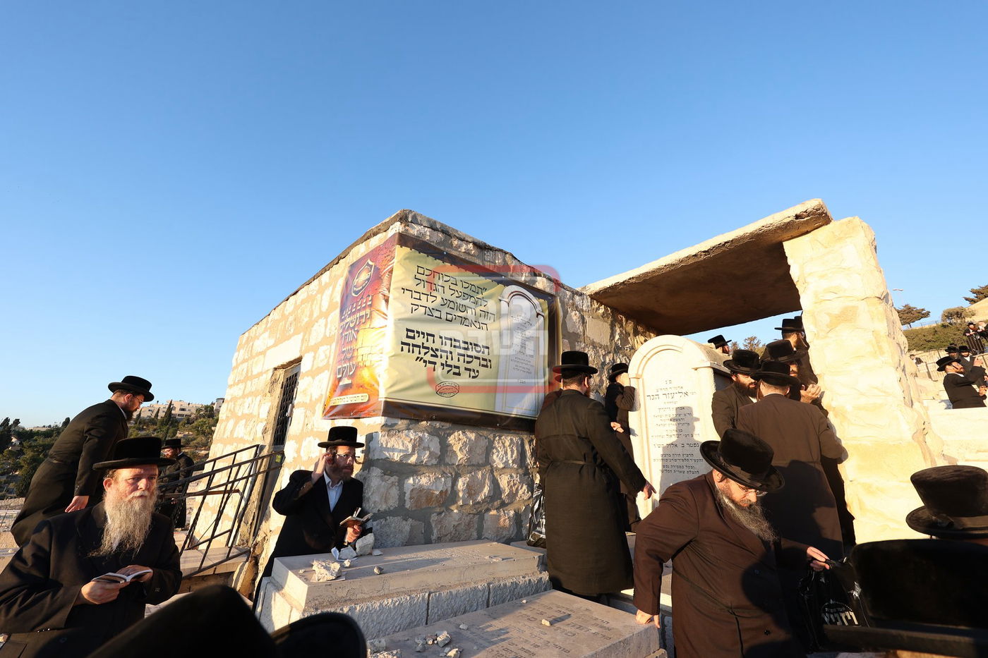 האדמו"ר מויז'ניץ במסע הקודש לעיה"ק ירושלים 