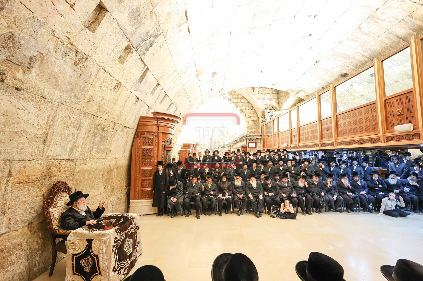 האדמו"ר מויז'ניץ במסע הקודש לעיה"ק ירושלים 