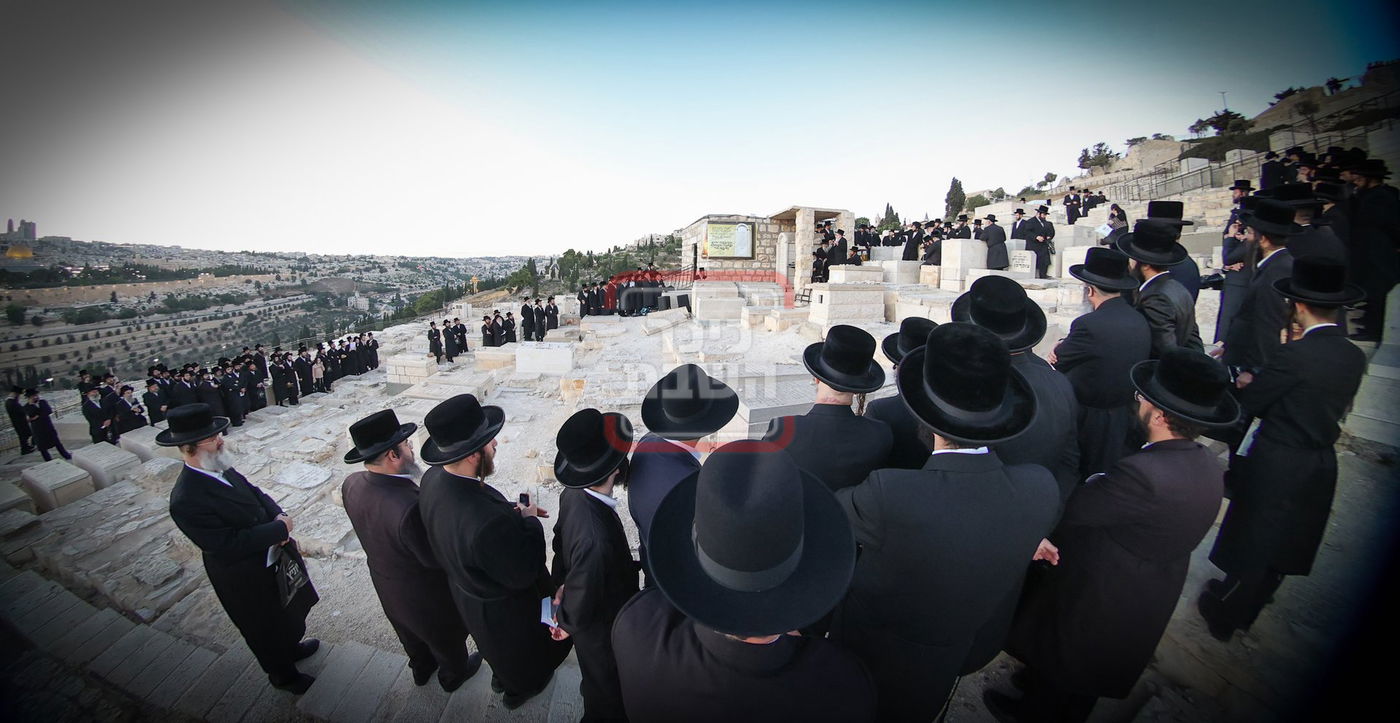 האדמו"ר מויז'ניץ במסע הקודש לעיה"ק ירושלים 
