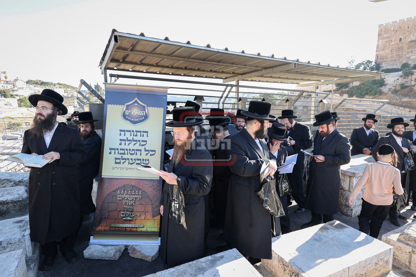 האדמו"ר מויז'ניץ במסע הקודש לעיה"ק ירושלים 