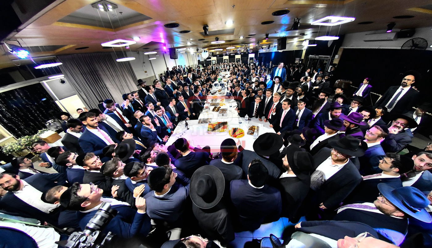 שמחת נישואי בת הגאון רבי אליעזר יהודה פינקל ראש ישיבת מיר 