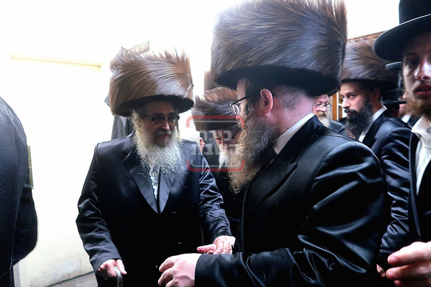 האדמו"ר מסאטמר בביקור אצל גיסו האדמו"ר מסקווירא