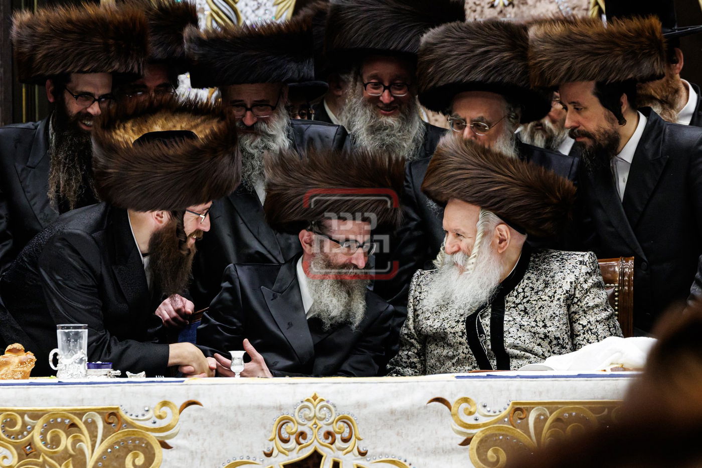 שמחת השבע ברכות לנכד האדמו"ר מבאבוב 