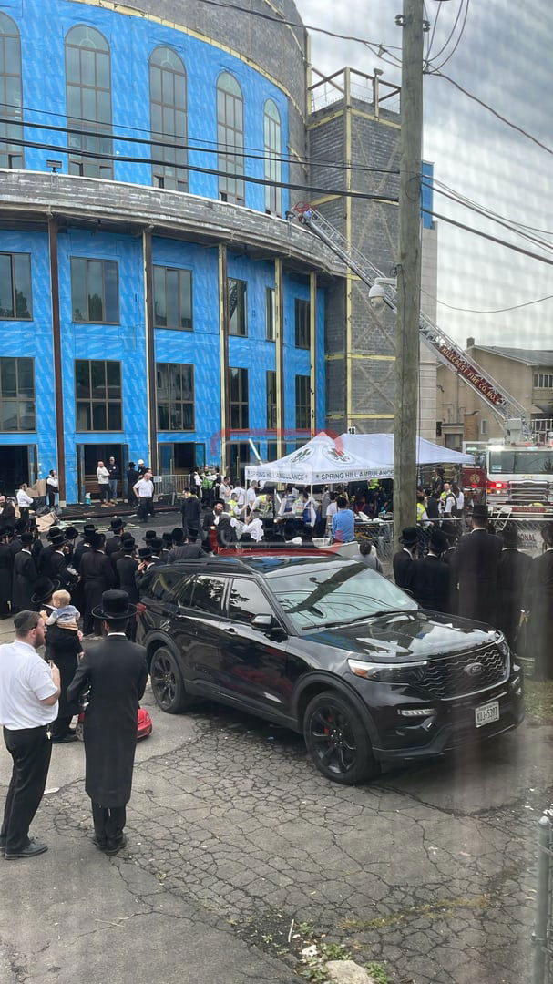 השריפה בביהמ"ד החדש ד'סקווירא