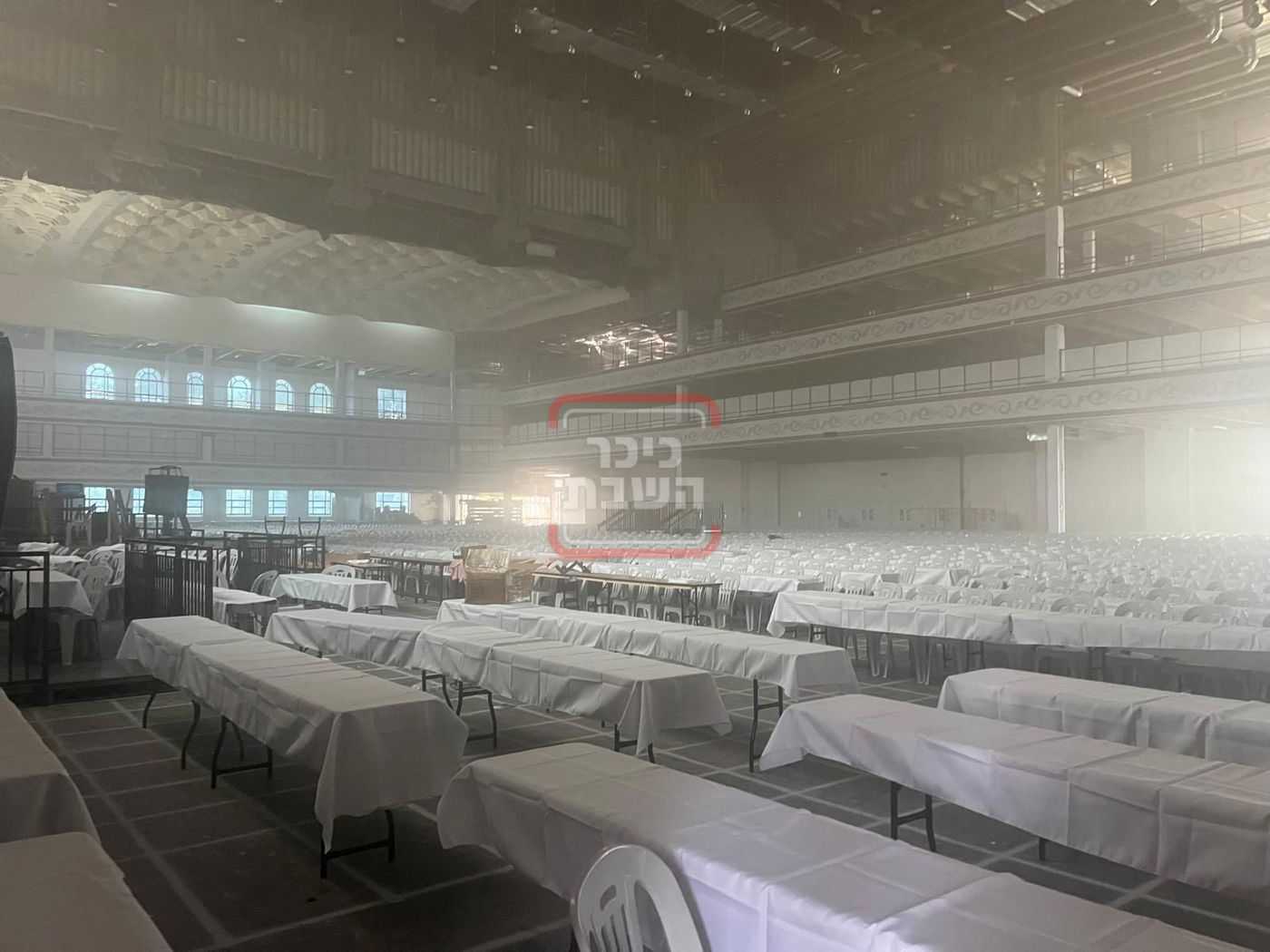 השריפה בביהמ"ד החדש ד'סקווירא