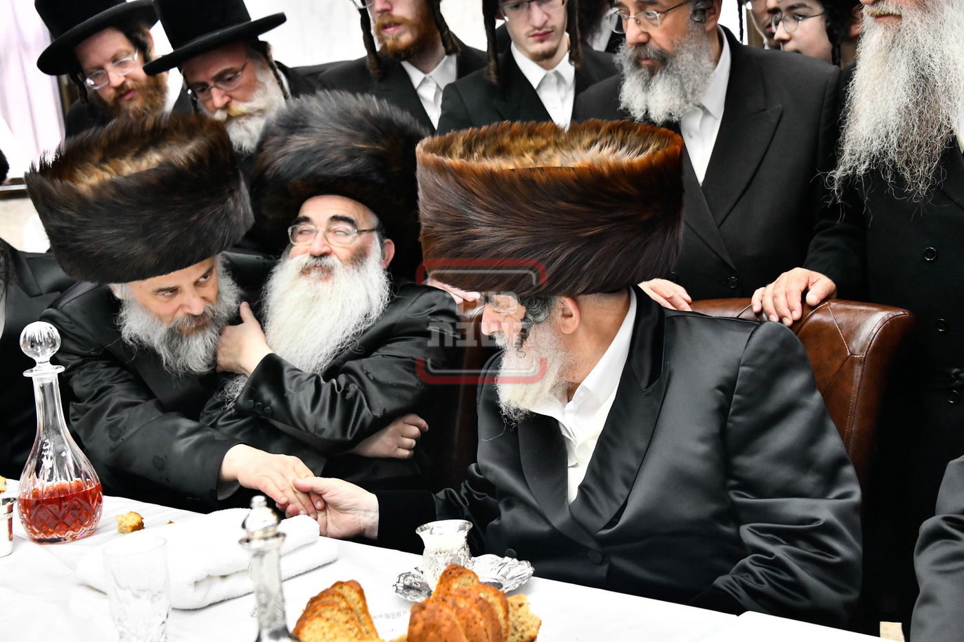 שמחת הברית בחצרות ויז'ניץ - סקולען ירושלים