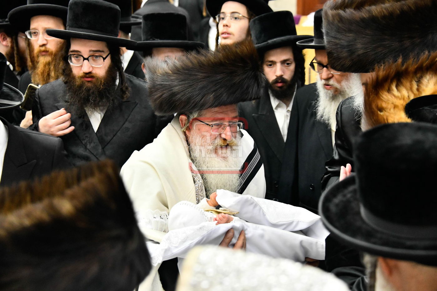 שמחת הברית בחצרות ויז'ניץ - סקולען ירושלים