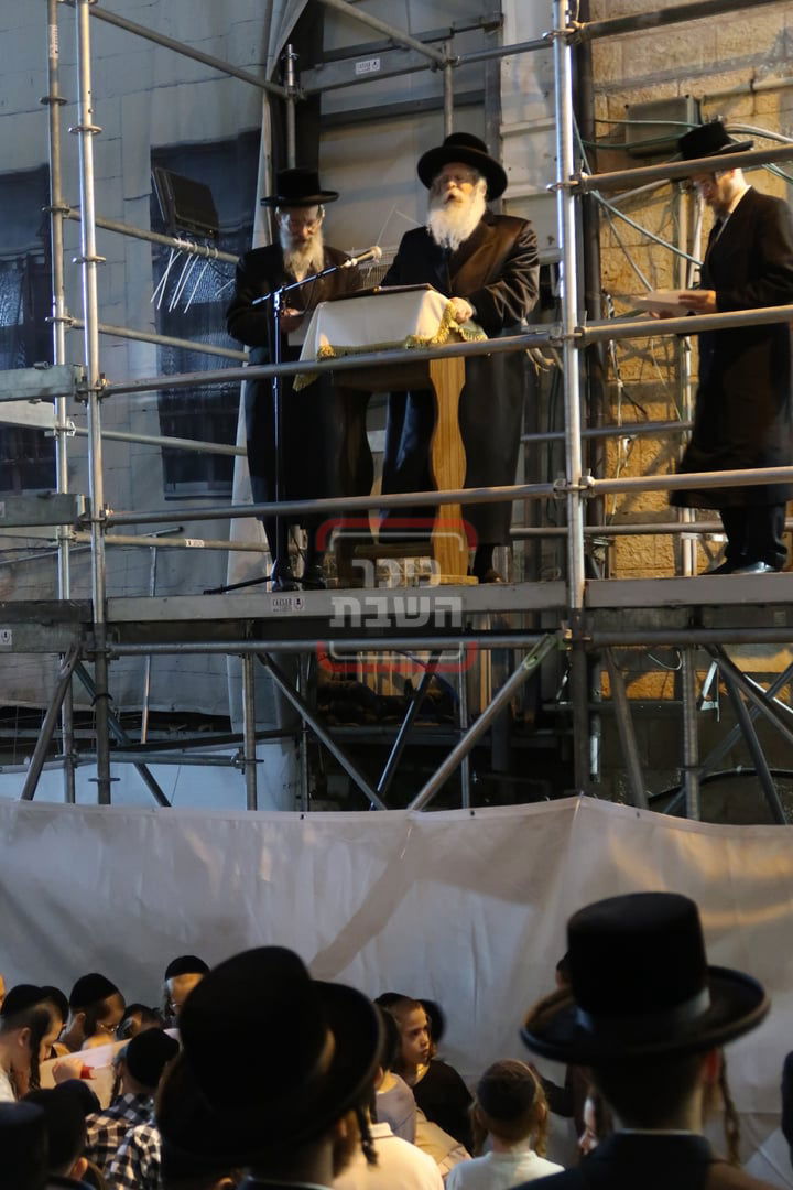 האדמו"ר מנדבורנה ירושלים בתשליך