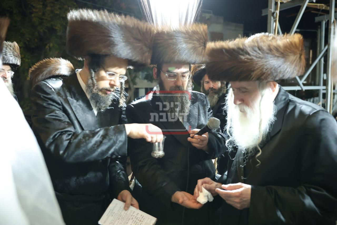 שמחת נישואי נכד האדמו"ר ממחנובקא בעלזא 