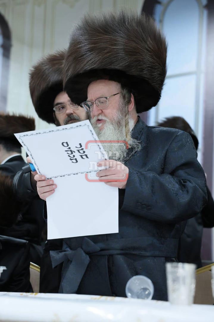 שמחת נישואי נכד האדמו"ר ממחנובקא בעלזא 