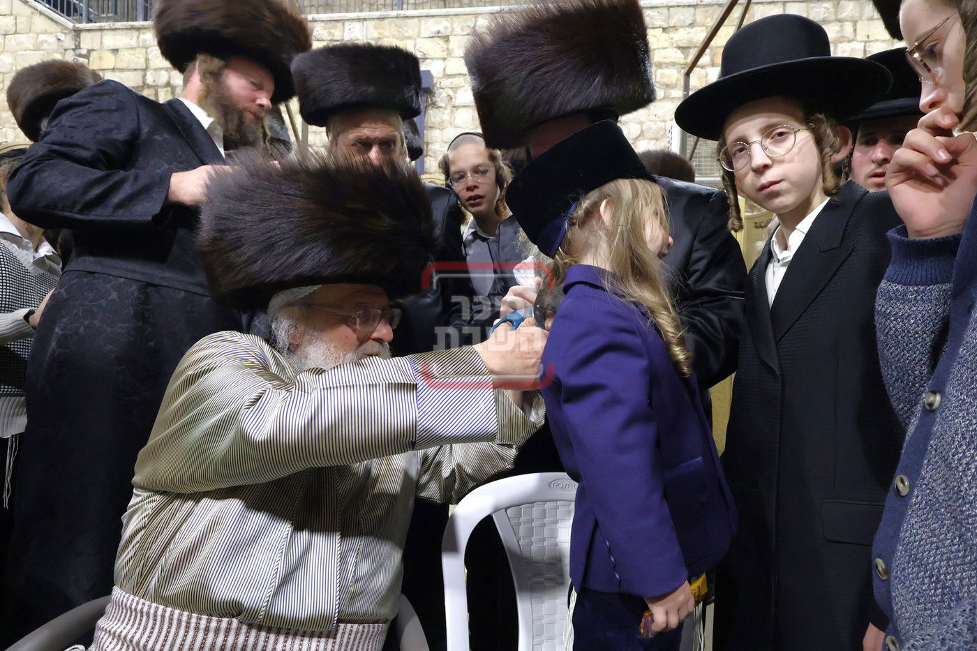 האדמו"ר מפינסק קרלין בשב"ק לך לך באתרא קדישא מירון