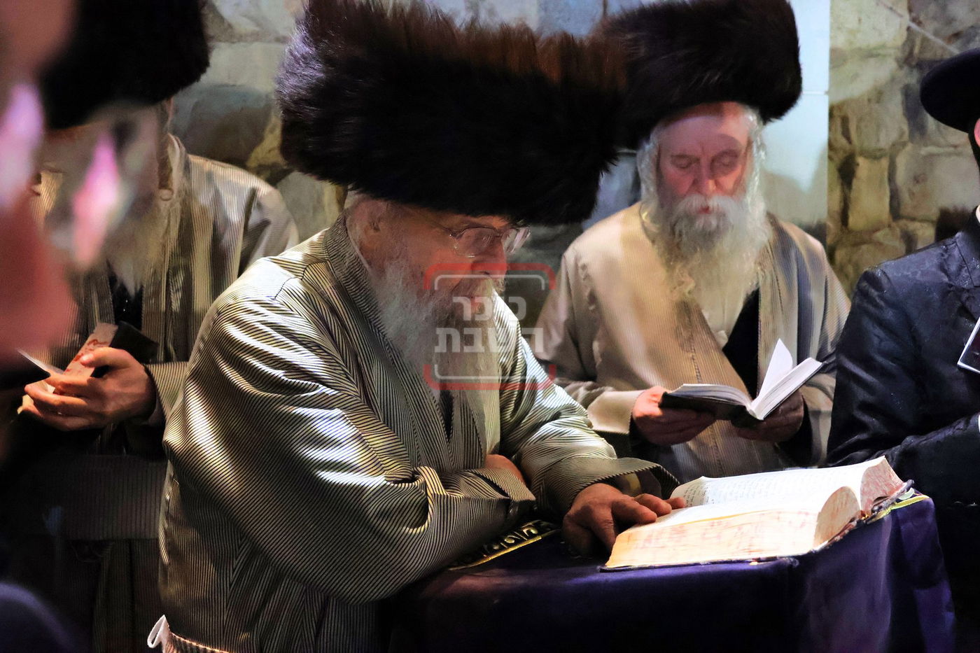 האדמו"ר מפינסק קרלין בשב"ק לך לך באתרא קדישא מירון