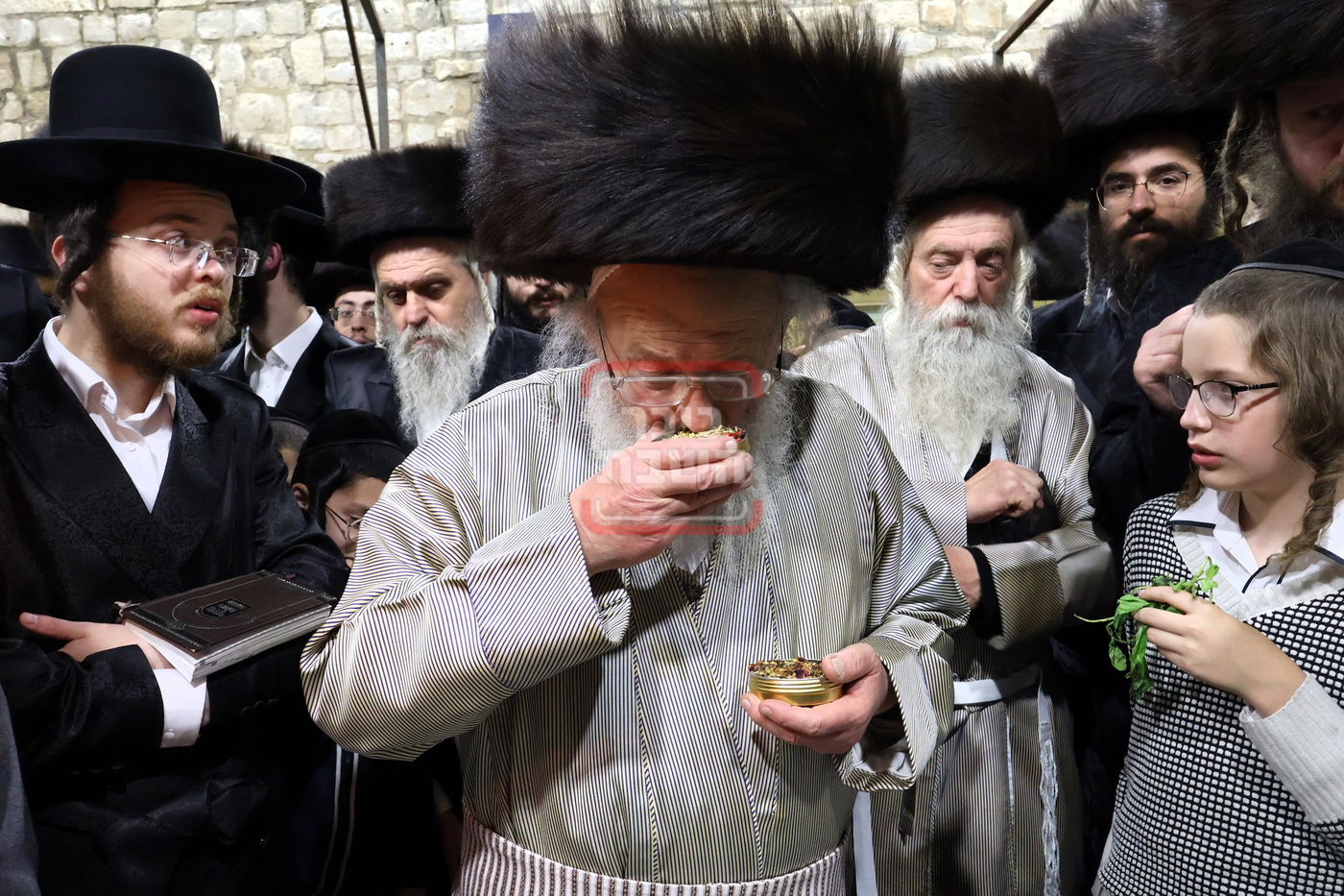 האדמו"ר מפינסק קרלין בשב"ק לך לך באתרא קדישא מירון