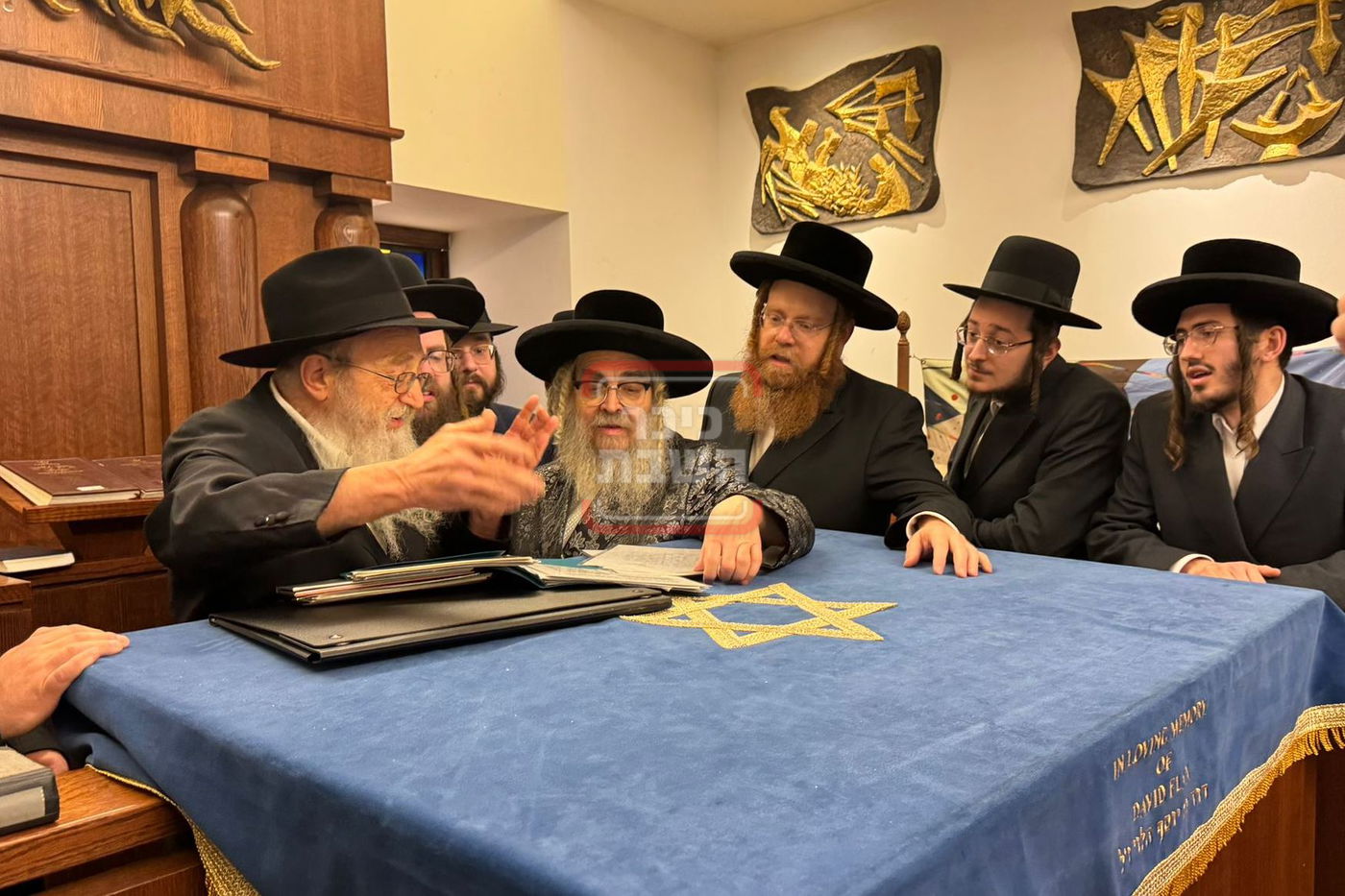 האדמו"ר מסאטמר בדרכו לביקור בארגנטינה