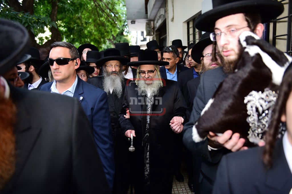 האדמו"ר מסאטמר בביקור הוד בארגנטינה