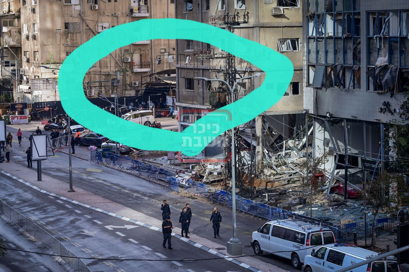 חוט העירוב מעל חוט החשמל