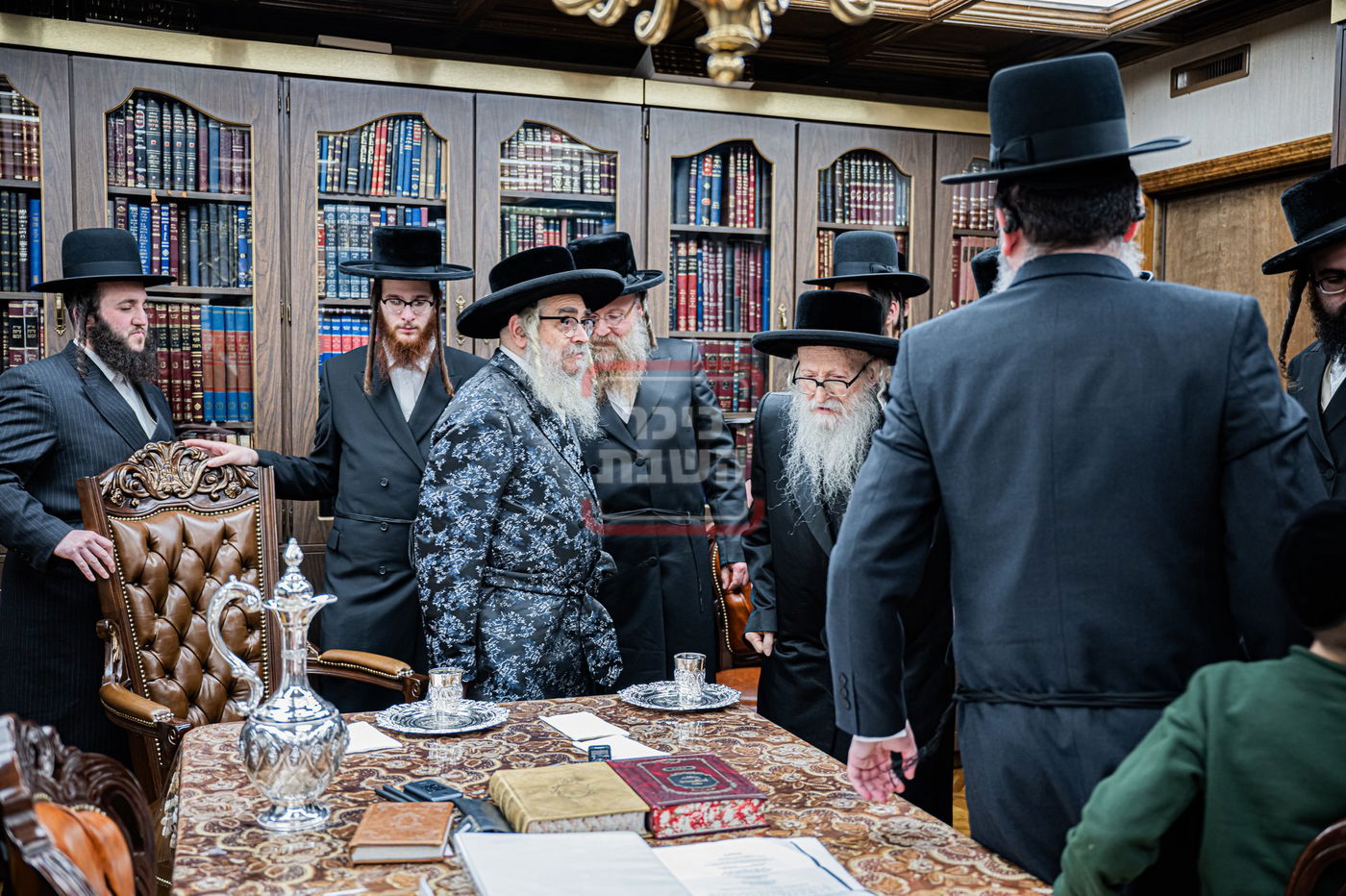 האדמו"ר מסערדאהעלי בביקור אצל האדמו"ר מסאטמר