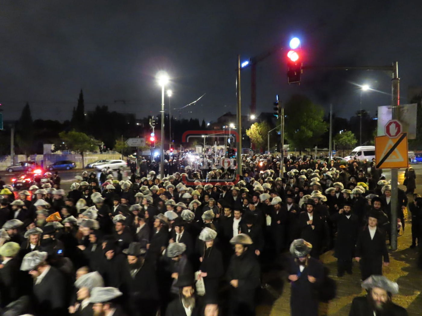מסע הלוויית הגה"צ רבי שמעון ישראל שפירא זצ"ל