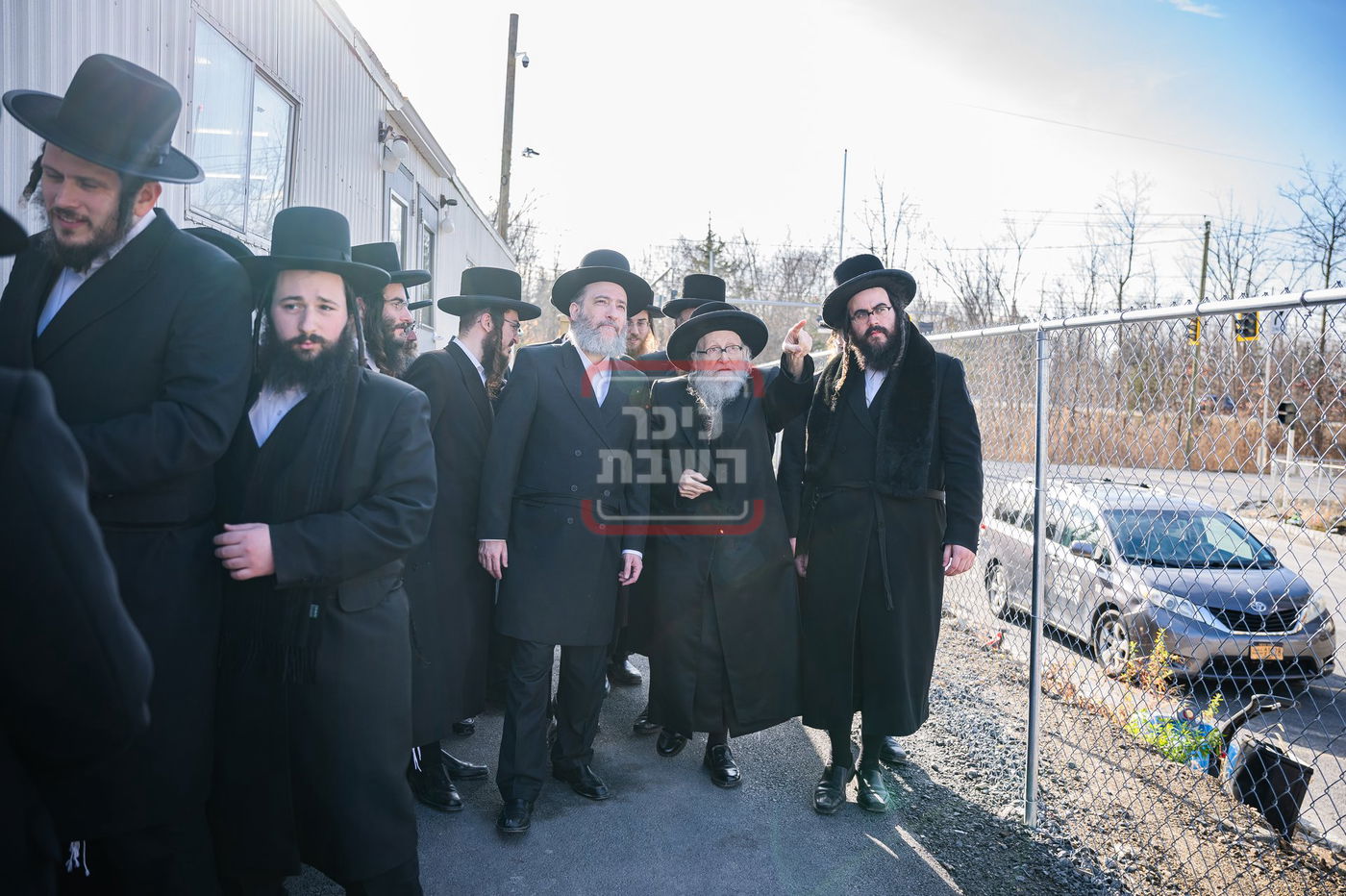 האדמו"ר מסערדאהעלי בביקור בקריית יואל