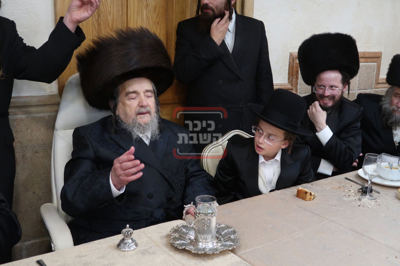 שמחת הבר מצווה לנין הגה"צ רבי יעקב מאיר שכטר