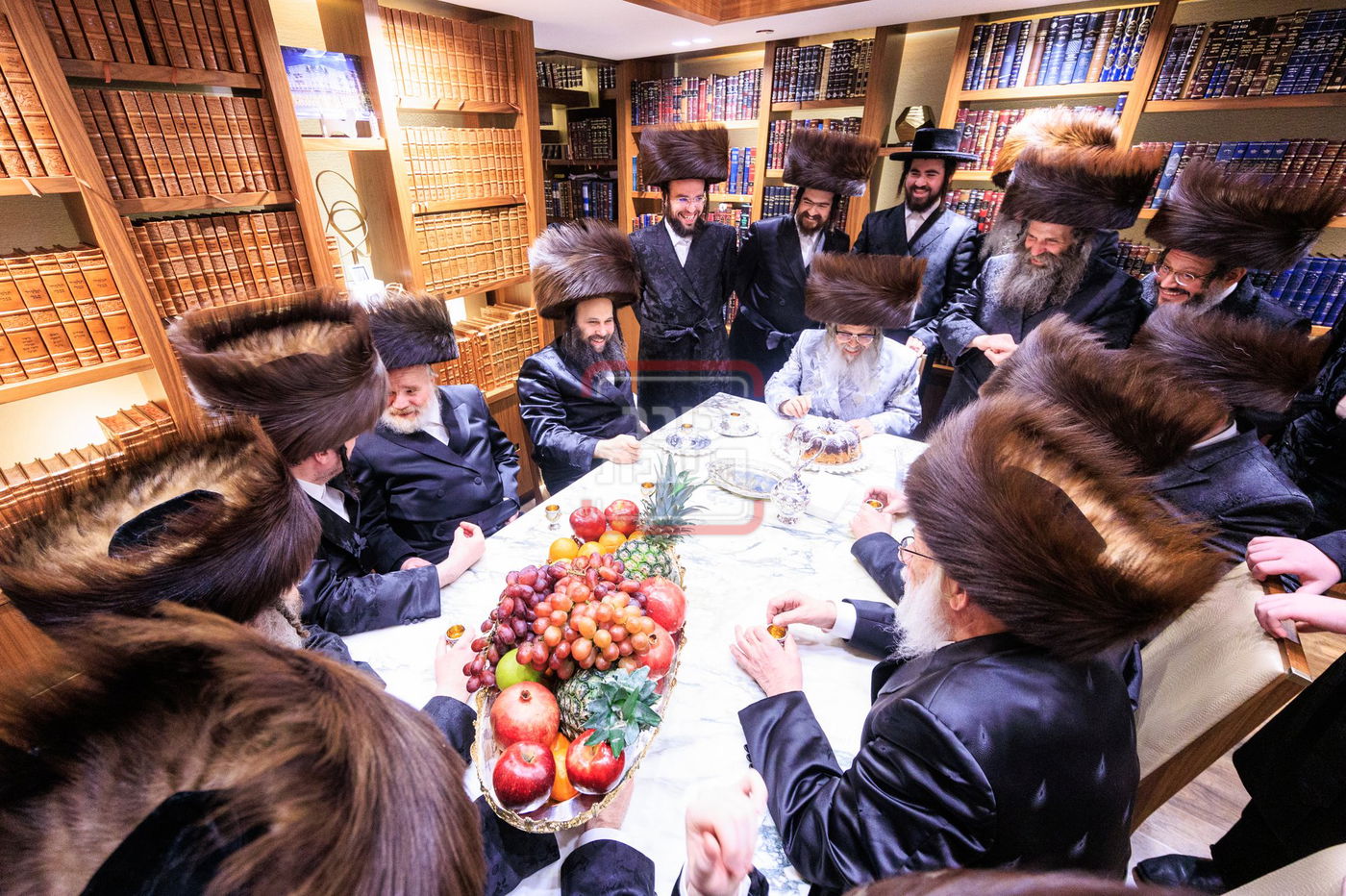 שבע ברכות לנכדת האדמו"ר מסאטמר ע"י הנגיד יולי לנדא