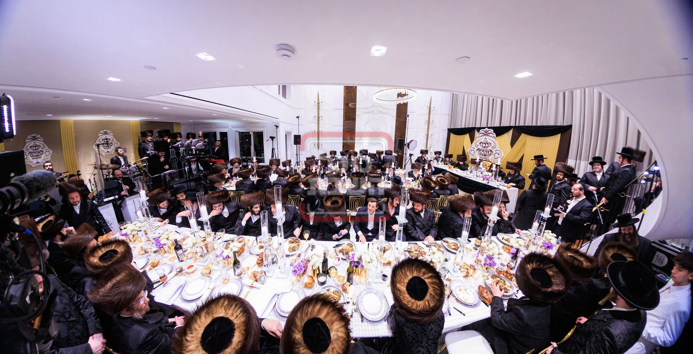 שבע ברכות לנכדת האדמו"ר מסאטמר ע"י הנגיד יולי לנדא