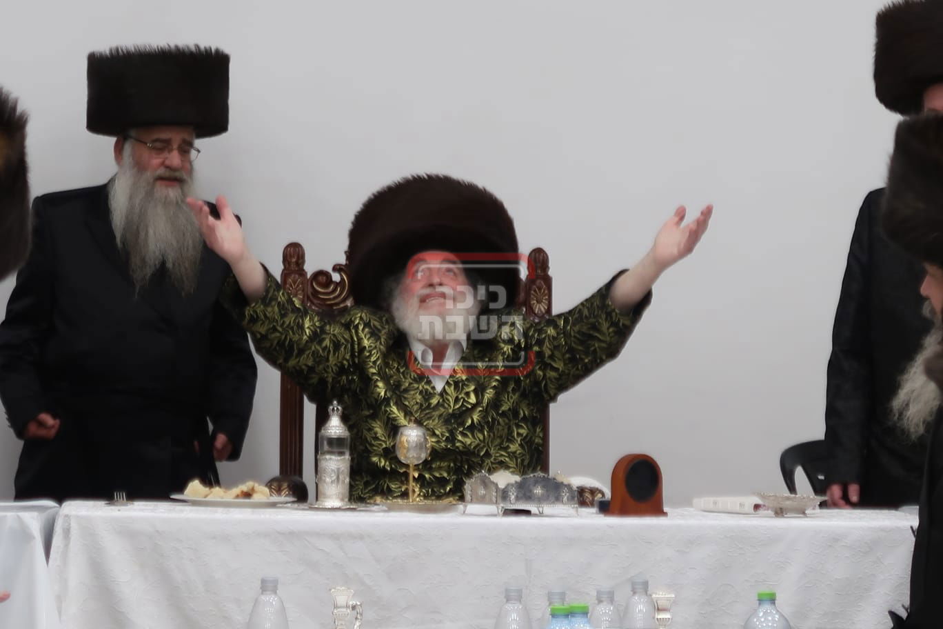 שמחת הפארשפיל לרגל נישואי נכדת האדמו"ר מויז'ניץ 