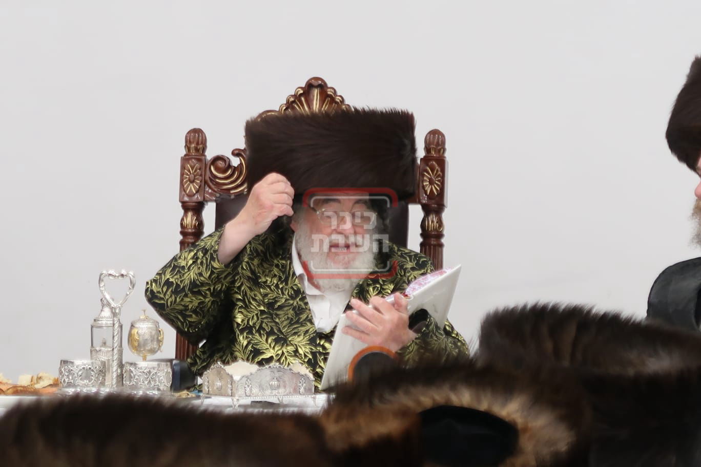 שמחת הפארשפיל לרגל נישואי נכדת האדמו"ר מויז'ניץ 