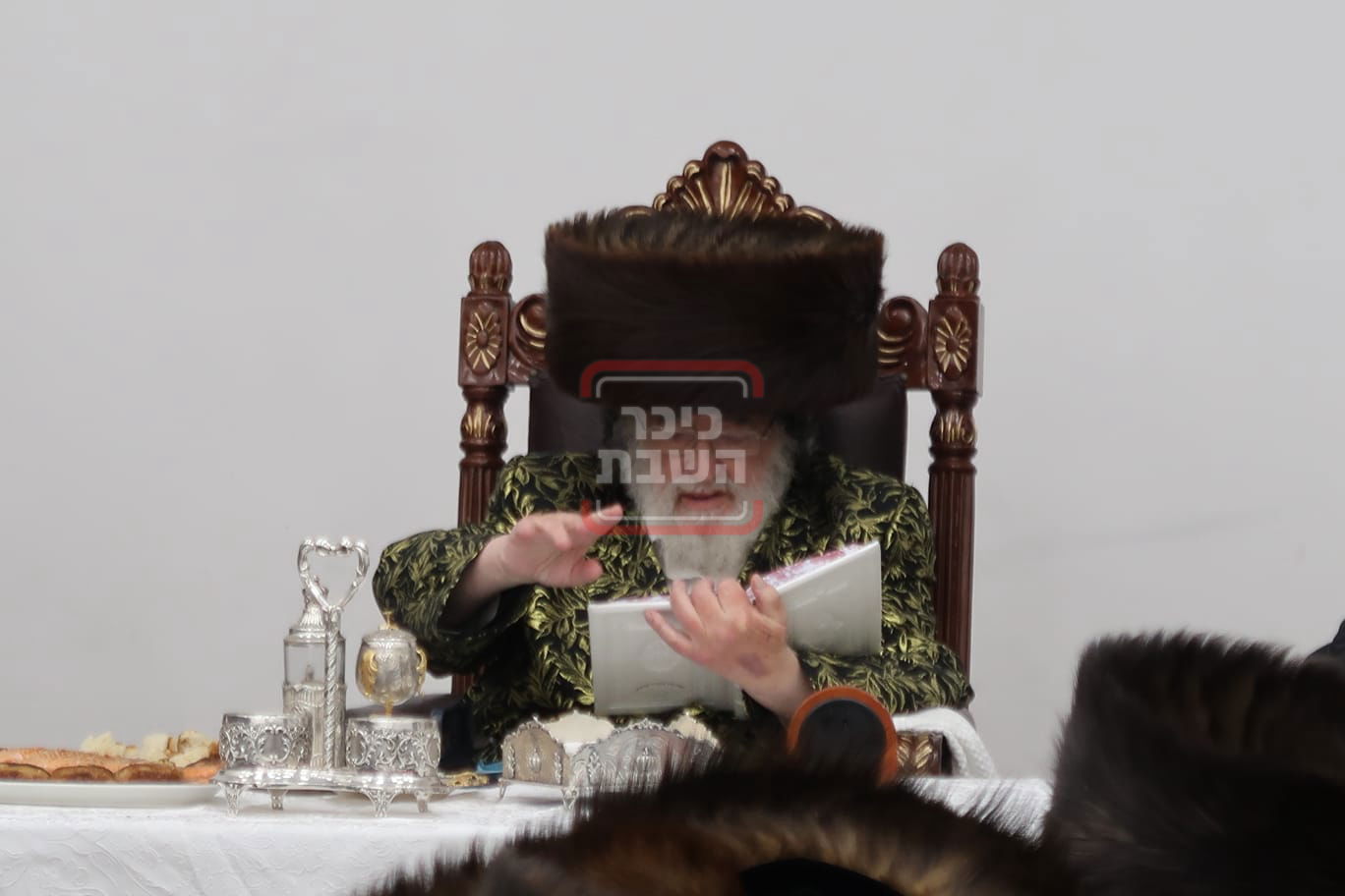 שמחת הפארשפיל לרגל נישואי נכדת האדמו"ר מויז'ניץ 