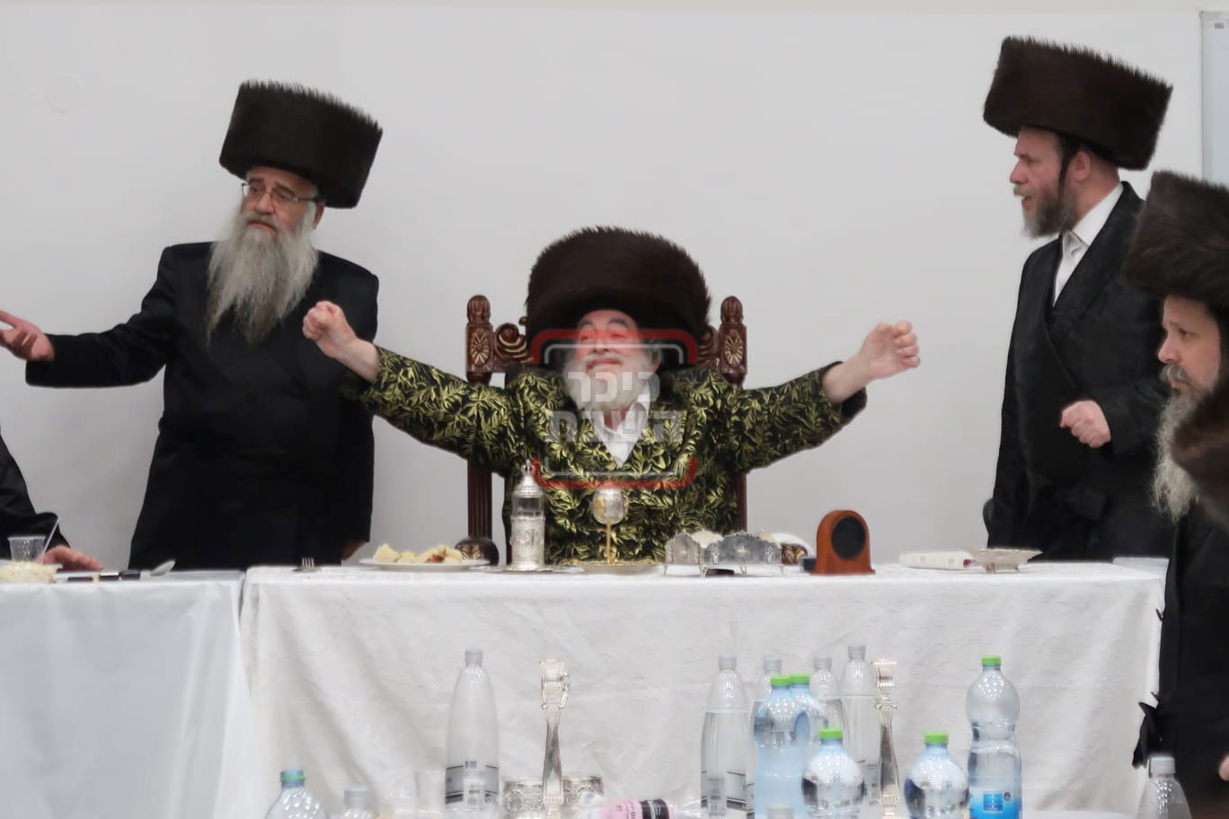 שמחת הפארשפיל לרגל נישואי נכדת האדמו"ר מויז'ניץ 