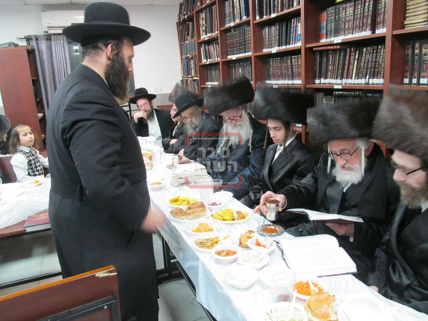 שמחת השבע ברכות לנכד האדמו"ר ממשכנות הרועים