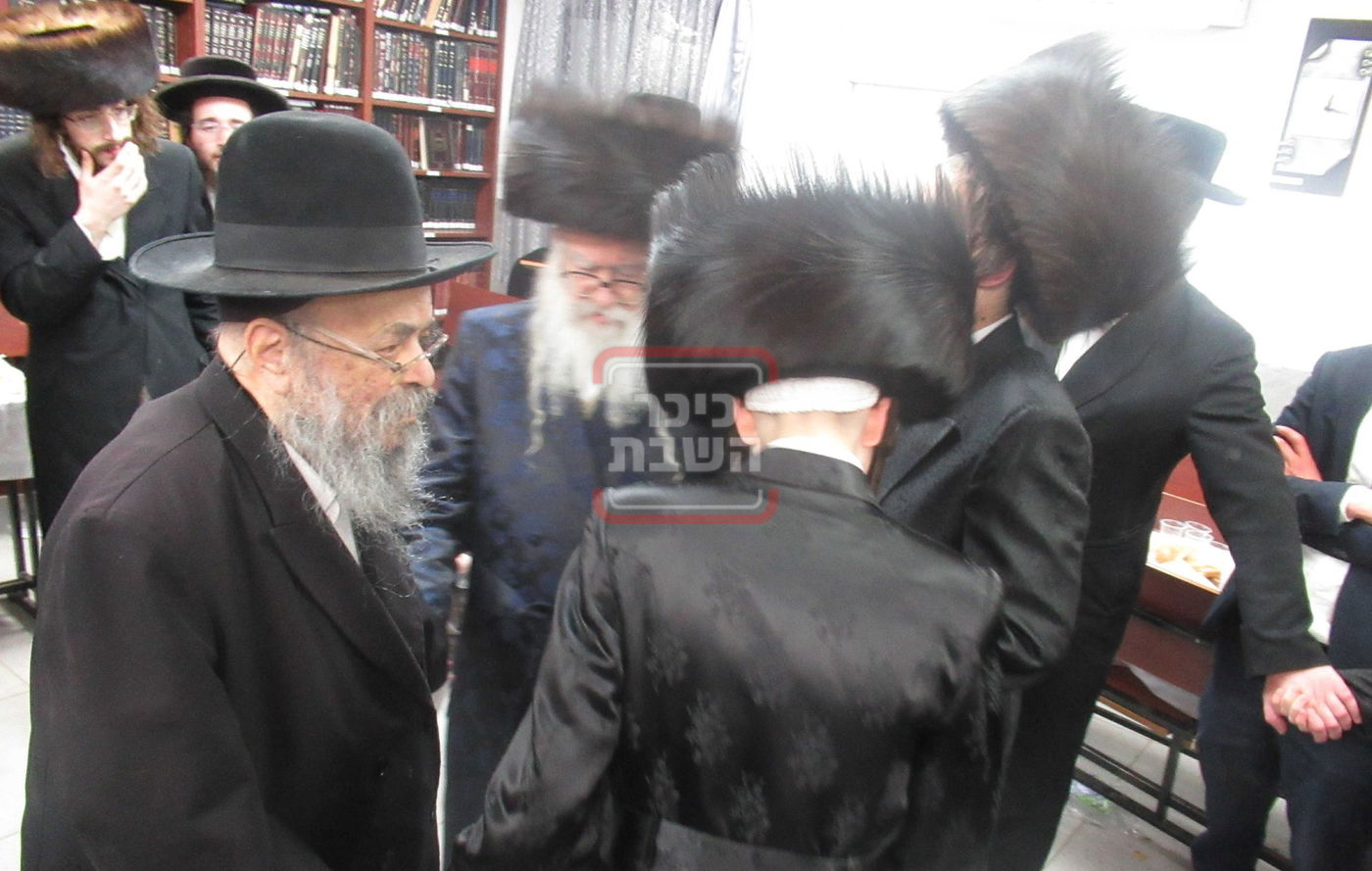 שמחת השבע ברכות לנכד האדמו"ר ממשכנות הרועים