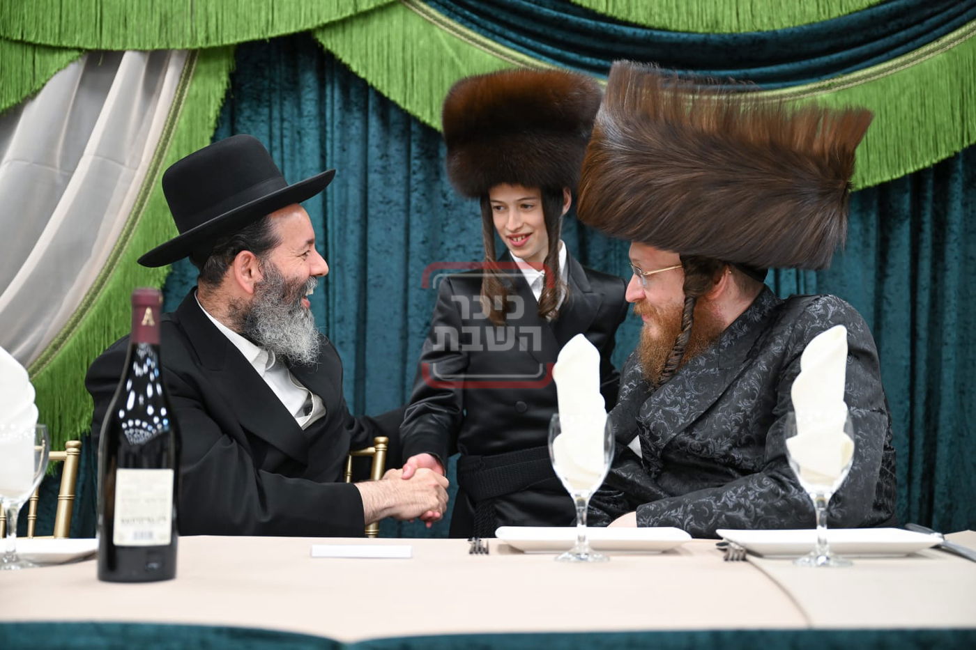 בר מצווה לבן האדמו"ר מספינקא בית שמש