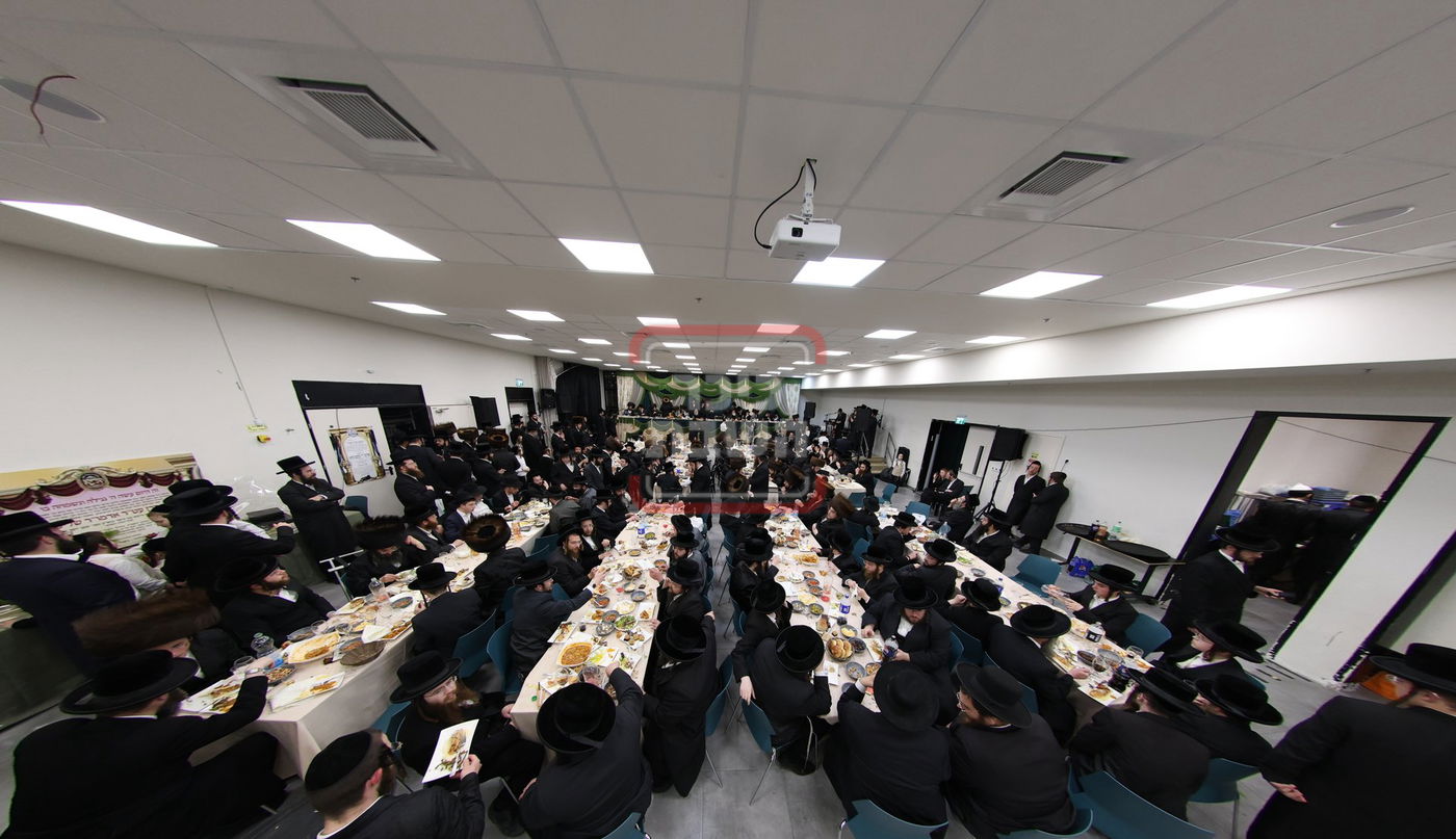 בר מצווה לבן האדמו"ר מספינקא בית שמש