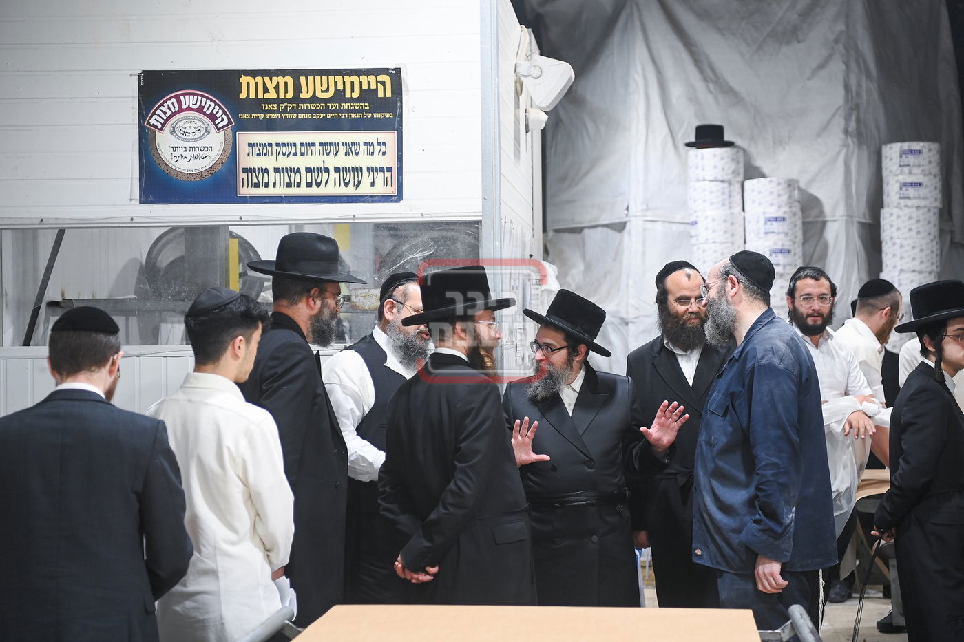 האדמו"ר מסקולען ירושלים באפיית מצות