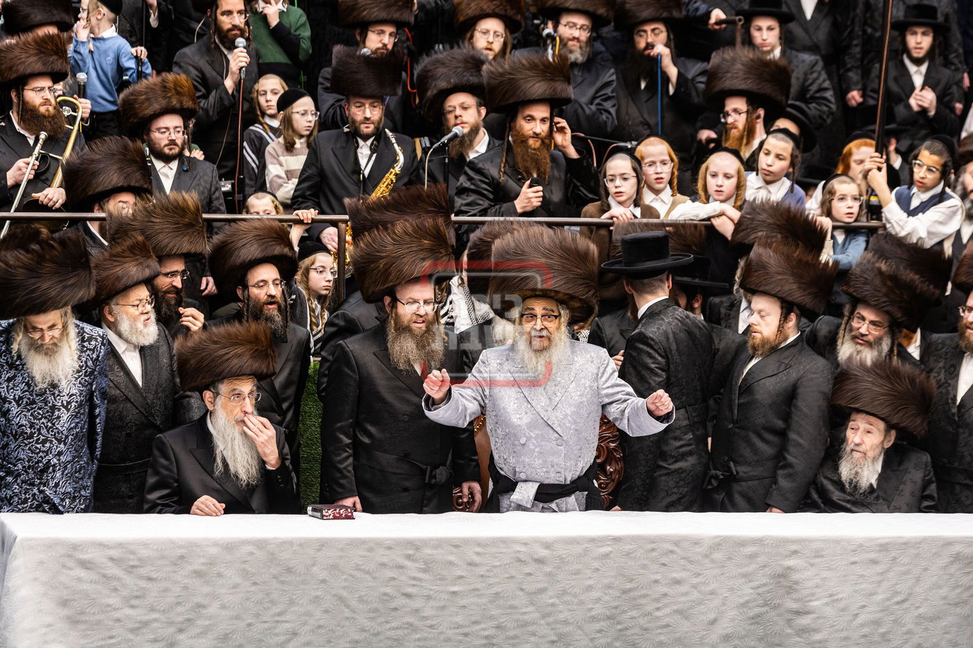 מעמד פדיון פטר חמור בסאטמר בהשתתפות האדמו"ר מסערדאהעלי