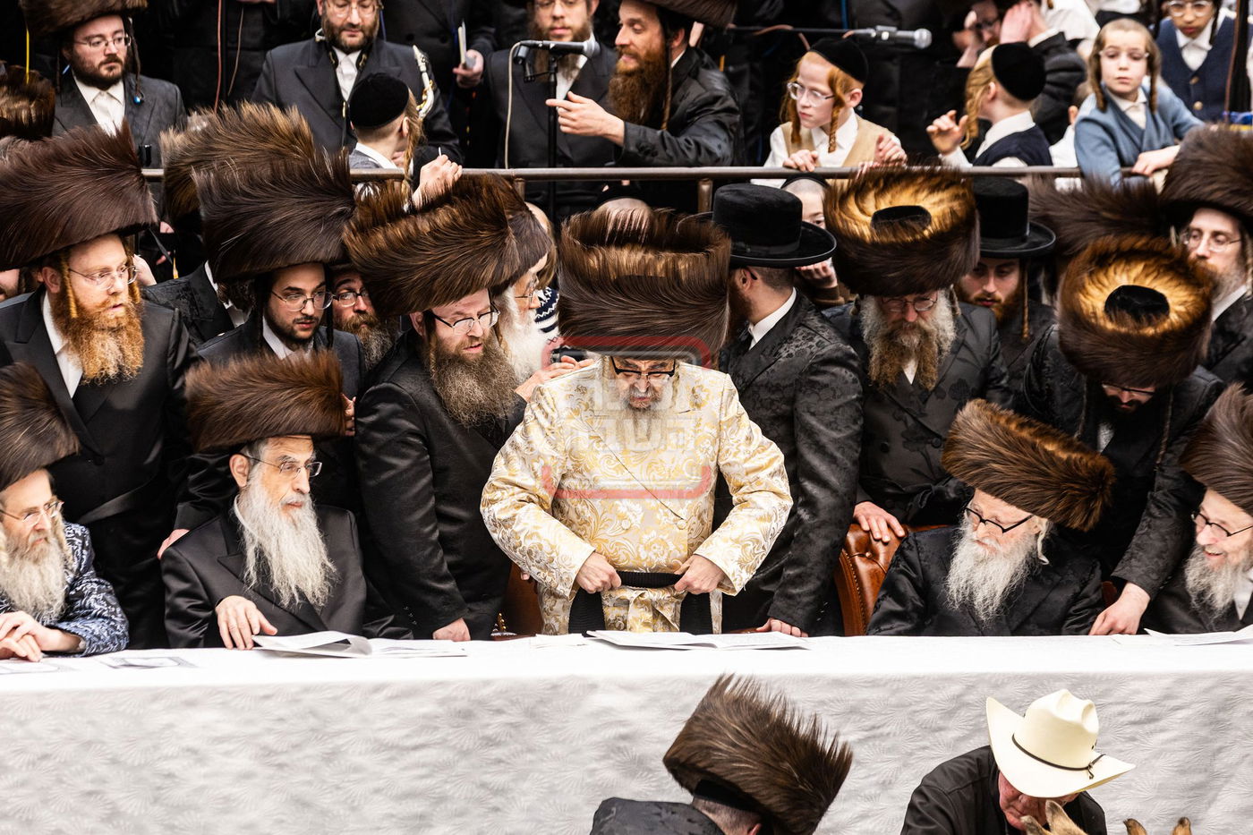 מעמד פדיון פטר חמור בסאטמר בהשתתפות האדמו"ר מסערדאהעלי