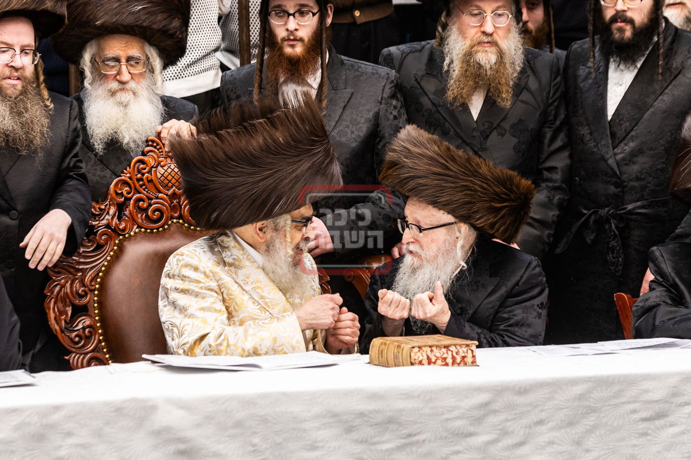 מעמד פדיון פטר חמור בסאטמר בהשתתפות האדמו"ר מסערדאהעלי