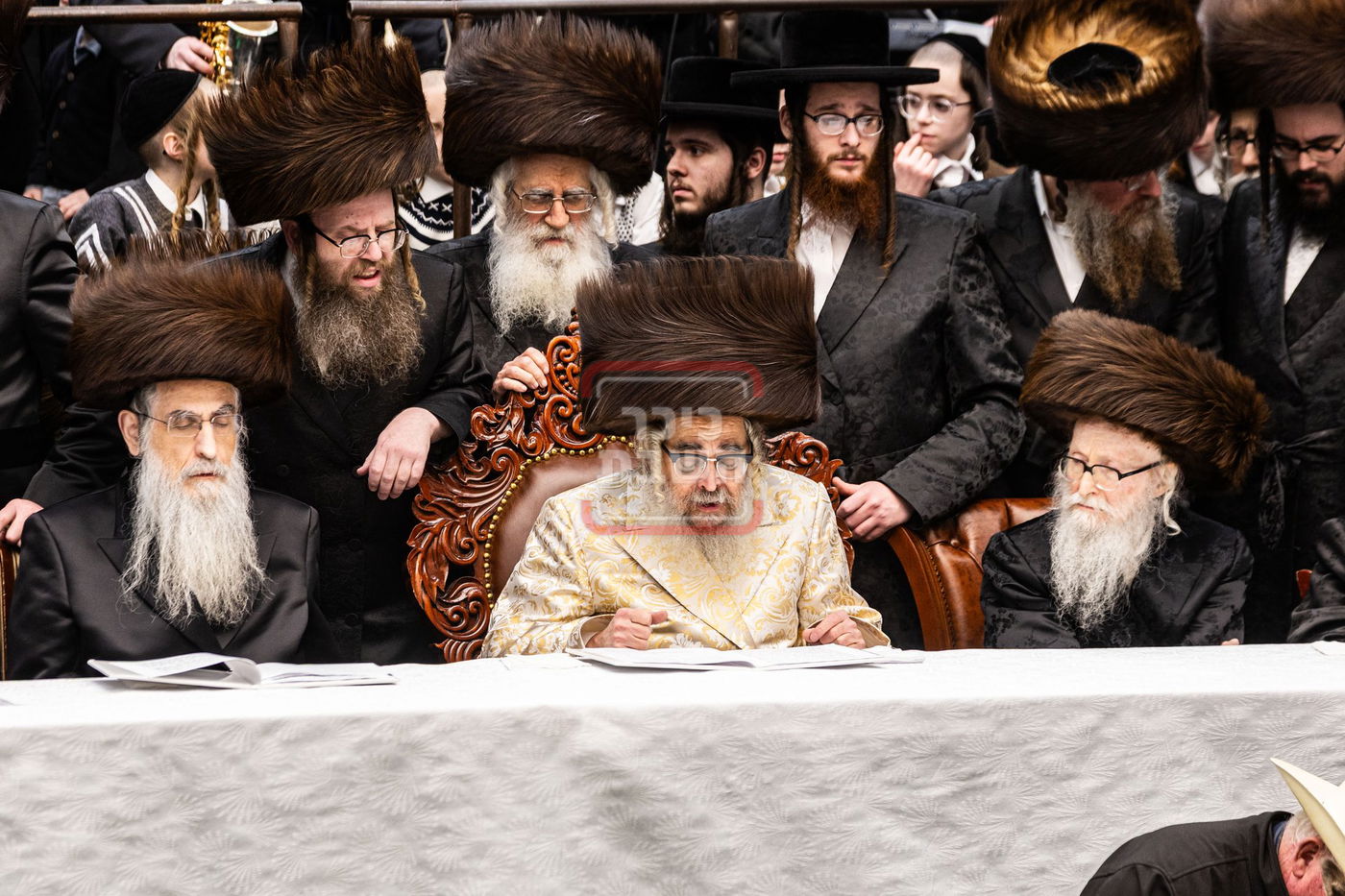 מעמד פדיון פטר חמור בסאטמר בהשתתפות האדמו"ר מסערדאהעלי