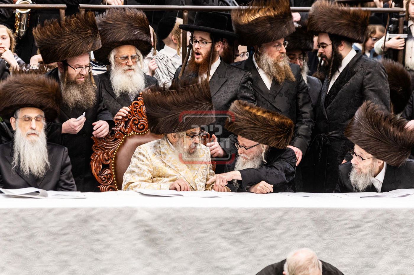 מעמד פדיון פטר חמור בסאטמר בהשתתפות האדמו"ר מסערדאהעלי